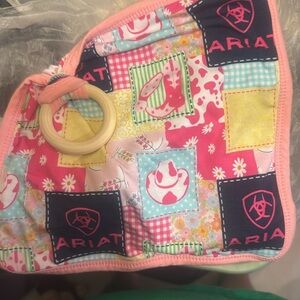 Ariat Kids Patchwork Bib - Pink and Blue